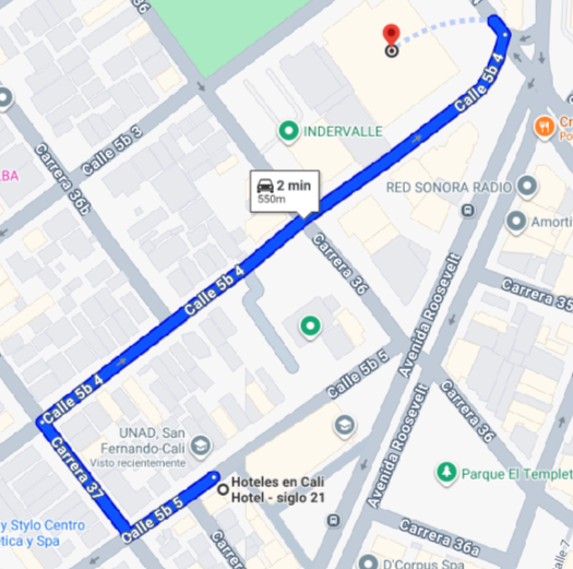 Hotel Siglo 21 cerca del Coliseo Evangelista Mora en Cali