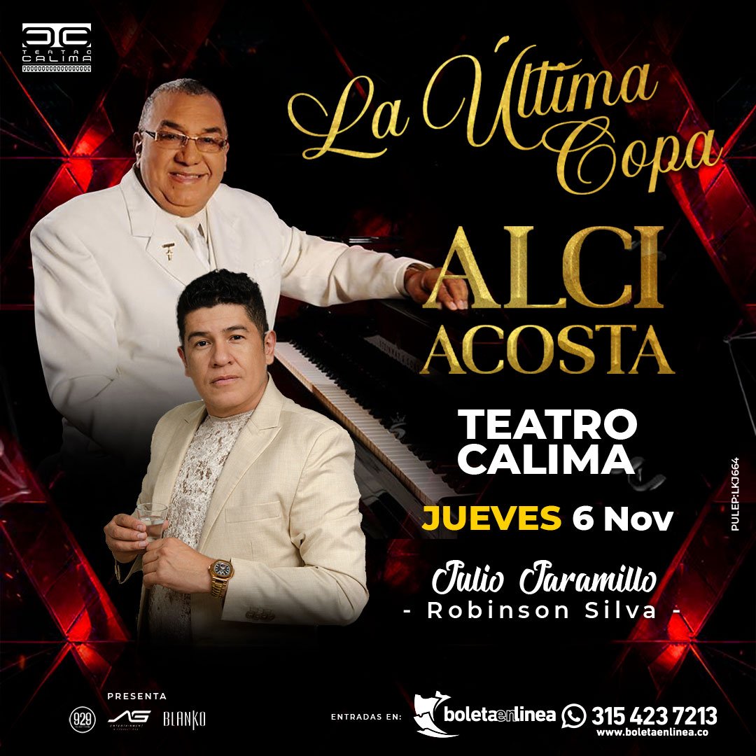 la ultima copa, teatro calima, 6 nov- Hotel Siglo 21